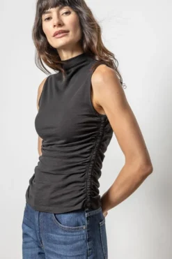 Online Mock Neck Tank In Basics And Tees