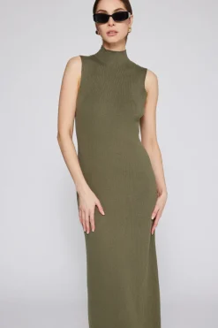 Sale Naomi Modal Ribbed Dress In Sweaters