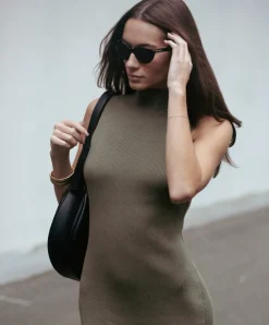 Sale Naomi Modal Ribbed Dress In Sweaters