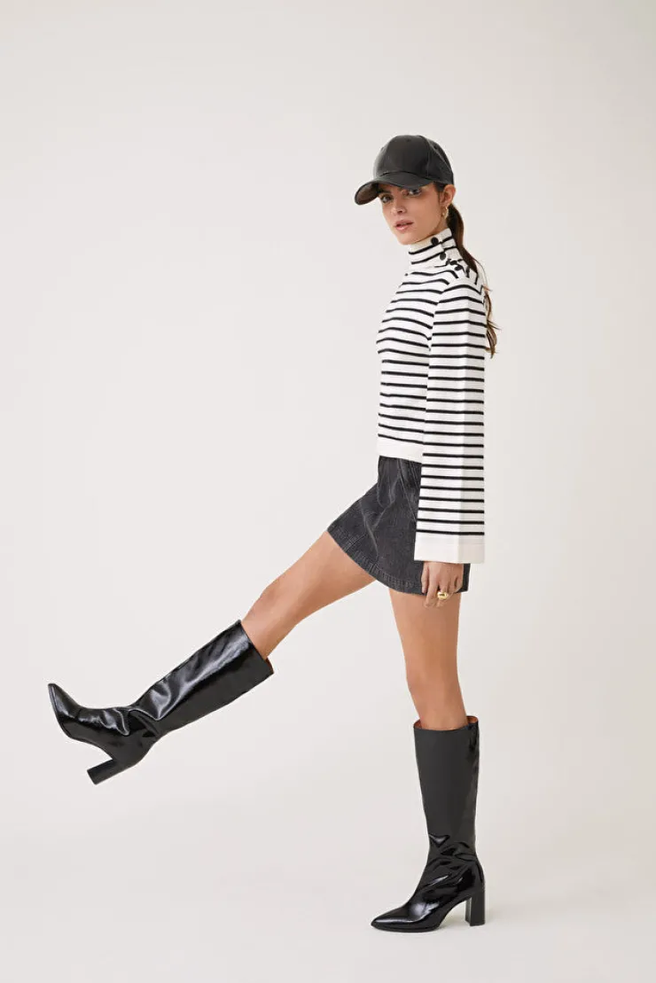 New Piriac High Neck Sweater In Sweaters