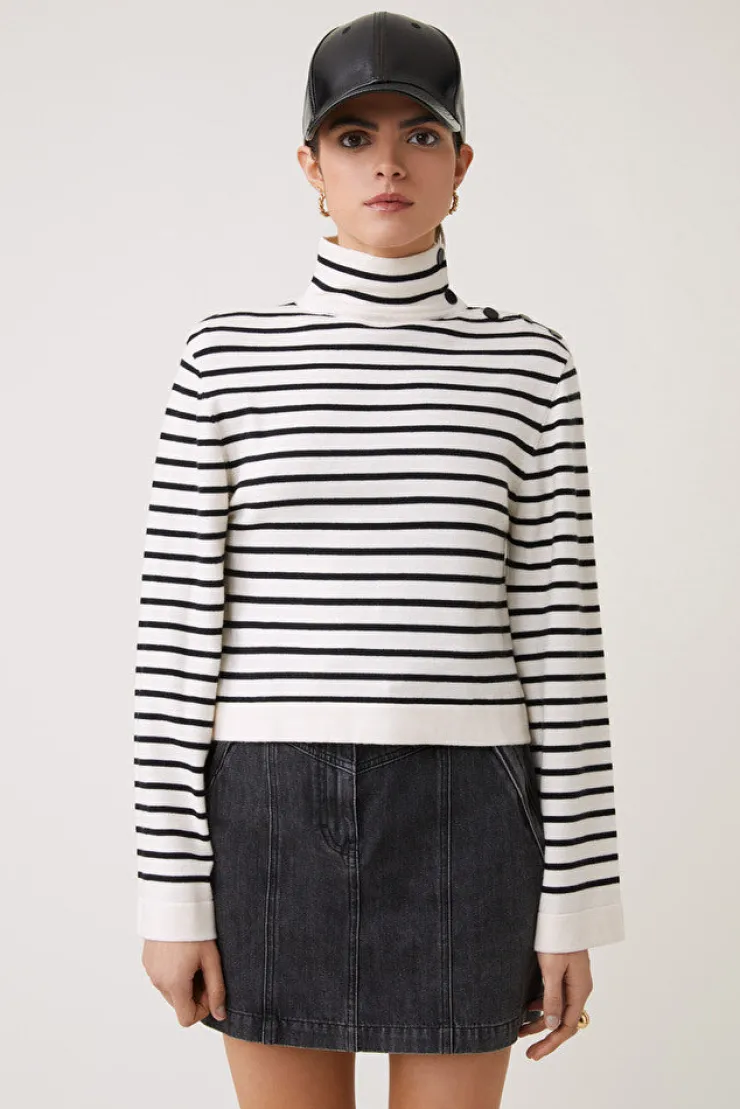 New Piriac High Neck Sweater In Sweaters