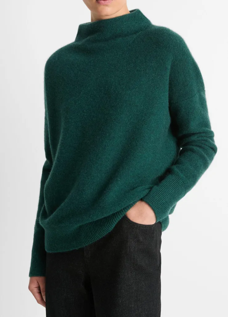 Outlet Plush Cashmere Funnel Neck Sweater In Sweaters|Shop All Matching Sets
