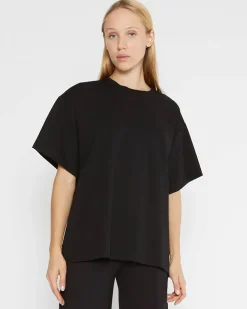 Outlet Ponte Knit Oversized Shirt In Basics And Tees|Shop All Athleisure