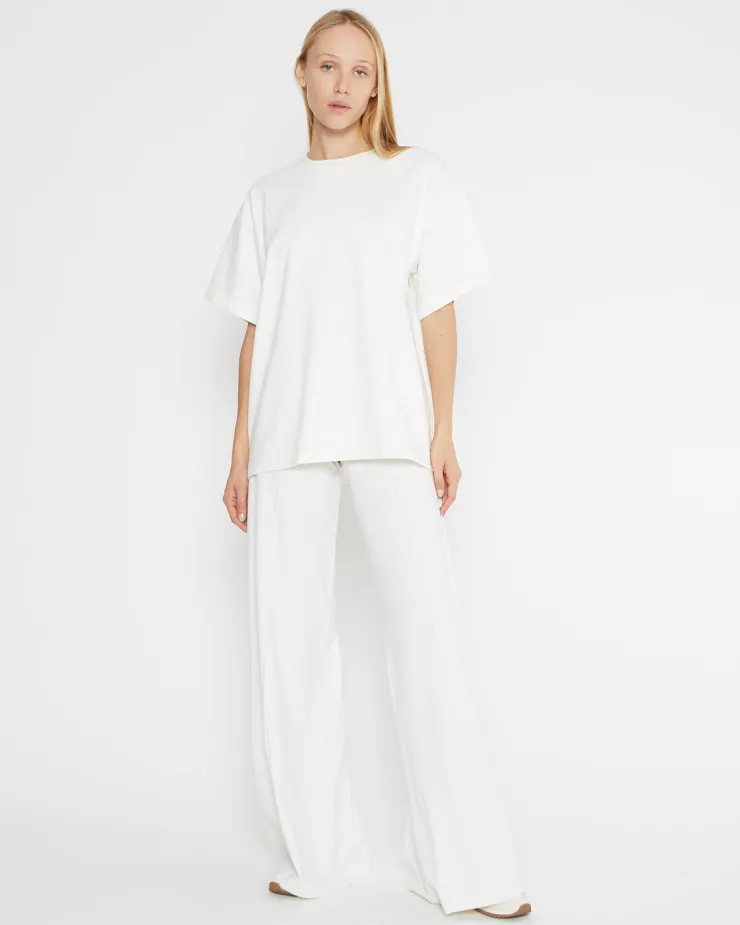 Outlet Ponte Knit Oversized Shirt In Basics And Tees|Shop All Athleisure