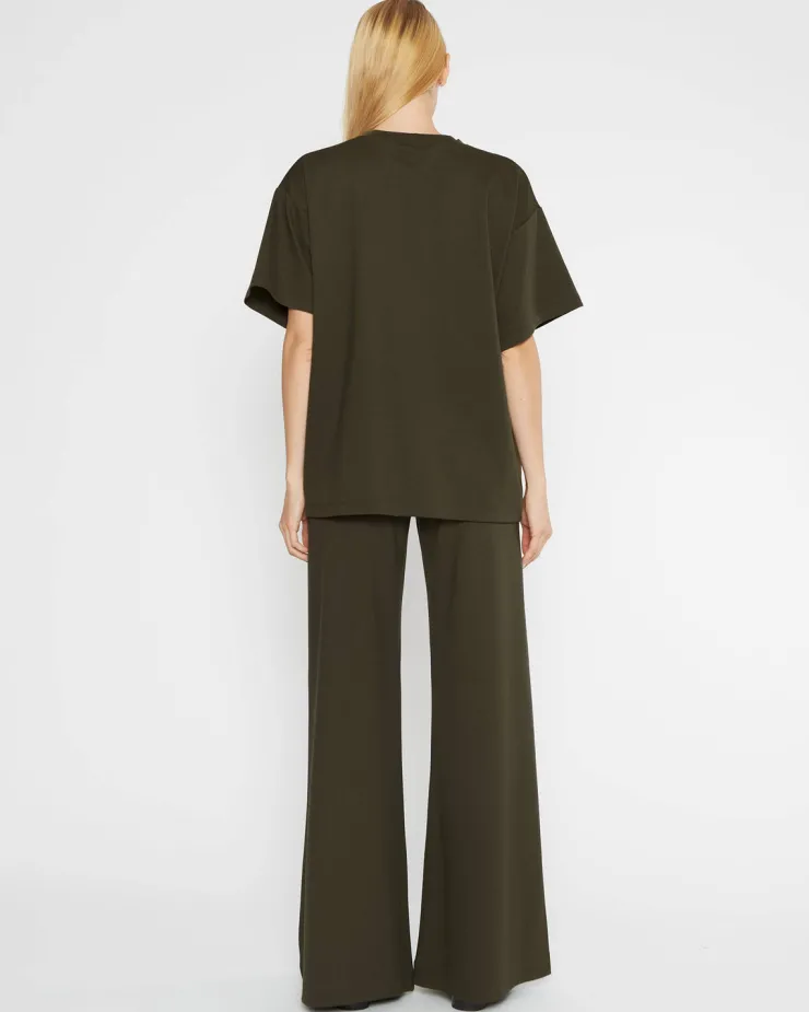 Hot Ponte Knit Oversized Shirt In Basics And Tees|Shop All Matching Sets