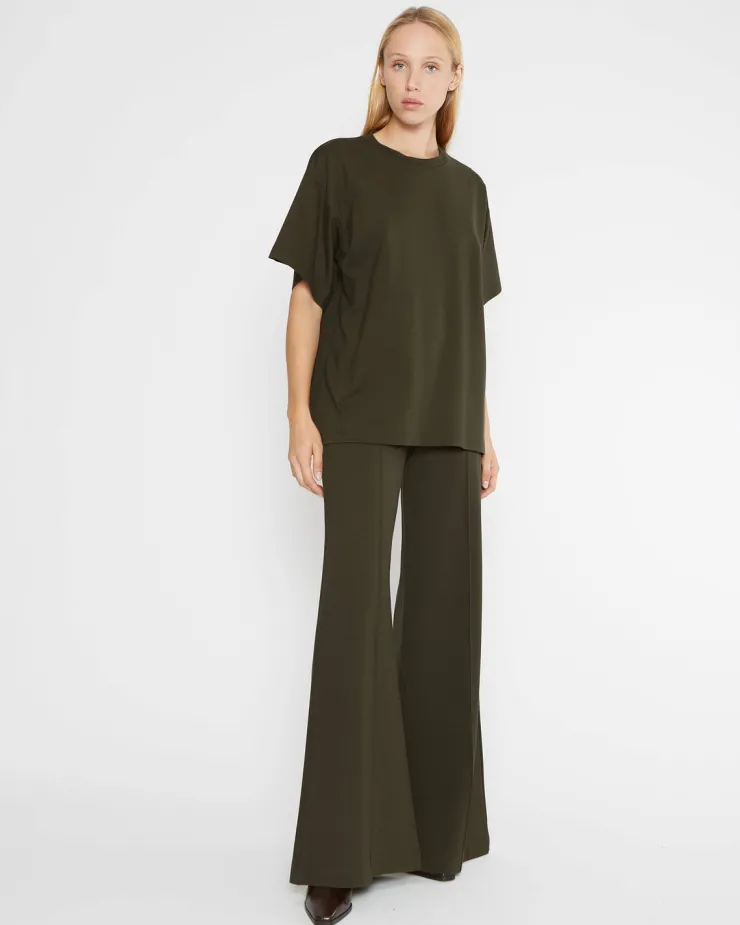 Hot Ponte Knit Oversized Shirt In Basics And Tees|Shop All Matching Sets