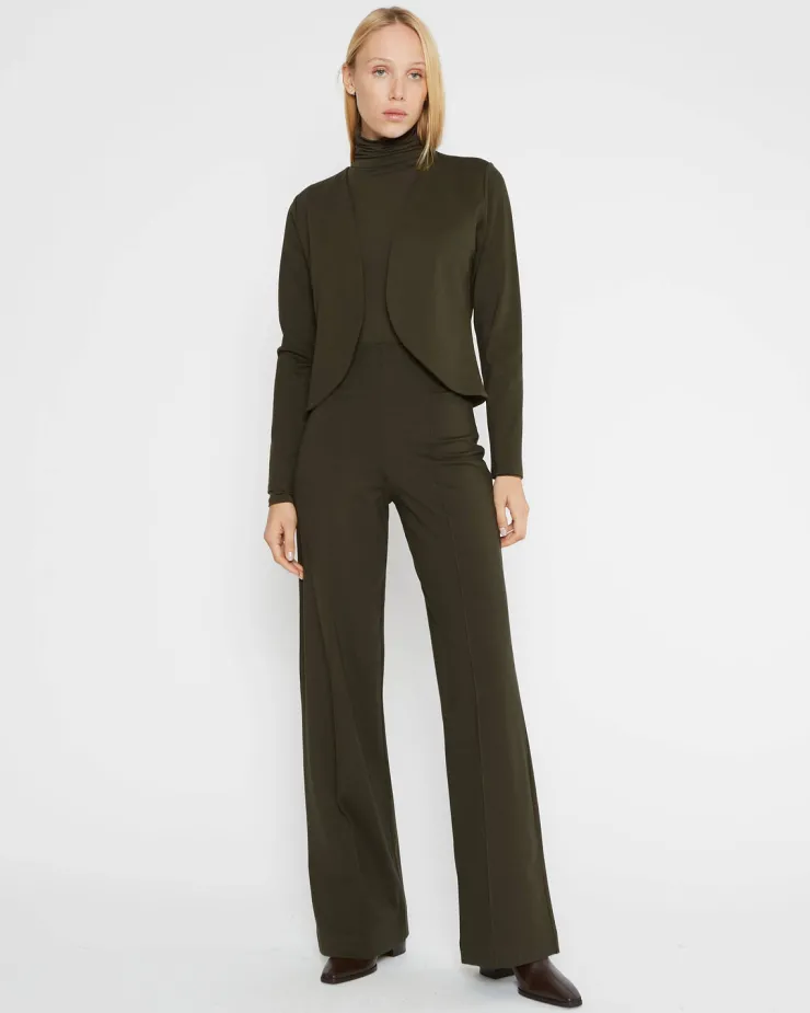 Discount Ponte Knit Straight Leg Pant In Pants