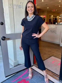 New Pull On Crop Pant In Pants