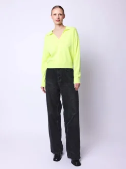 Sale Pullover Amy Polo Top In Basics And Tees|Sweaters