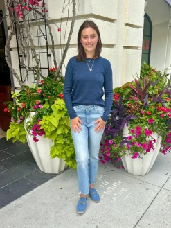 Clearance Reversible Crew Sweater In Sweaters