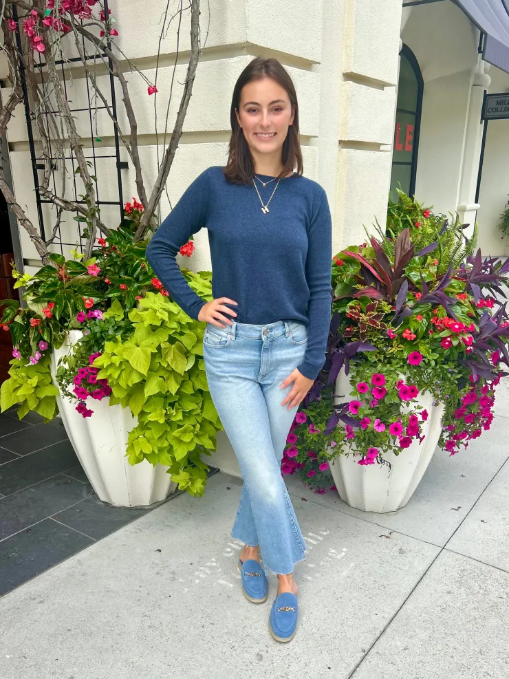 Clearance Reversible Crew Sweater In Sweaters