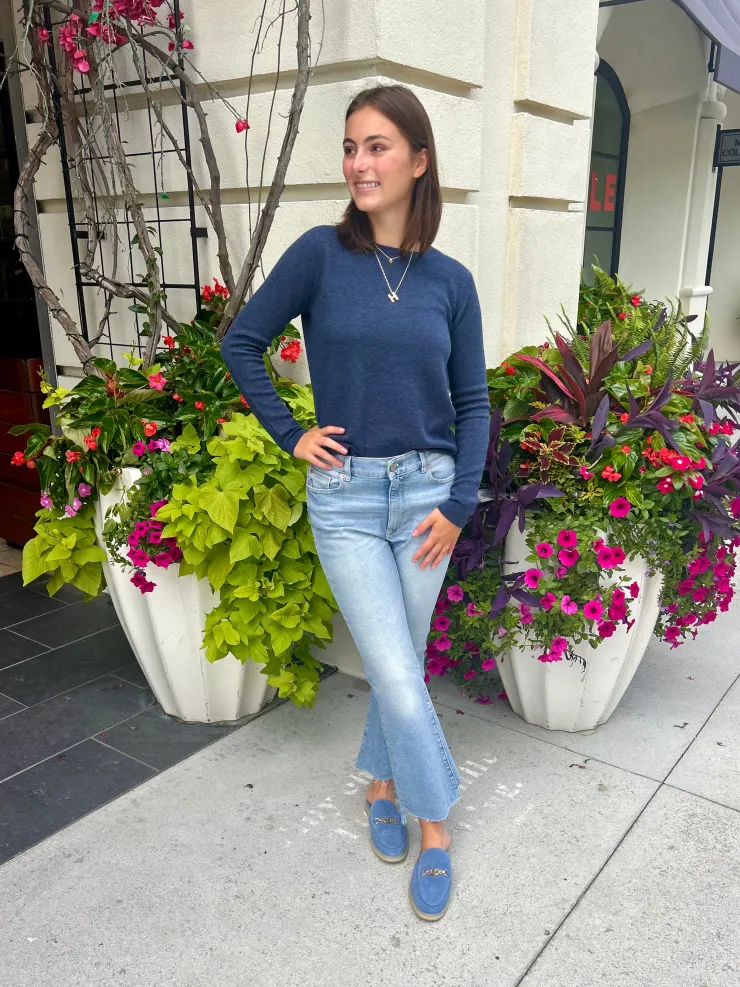 Clearance Reversible Crew Sweater In Sweaters
