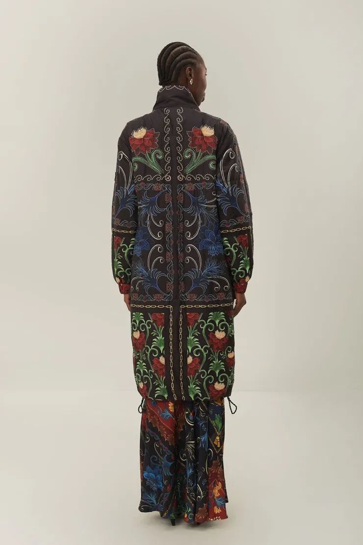 Best Reversible Flowing Beauty Puffer Jacket In Blue All Outerwear