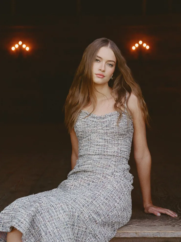 Online Selene Dress In Stitch Tweed Special Occasion Dresses
