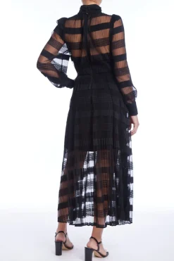 Discount Sheer Mock Neck Dress In *FINAL SALE* Special Occasion Dresses