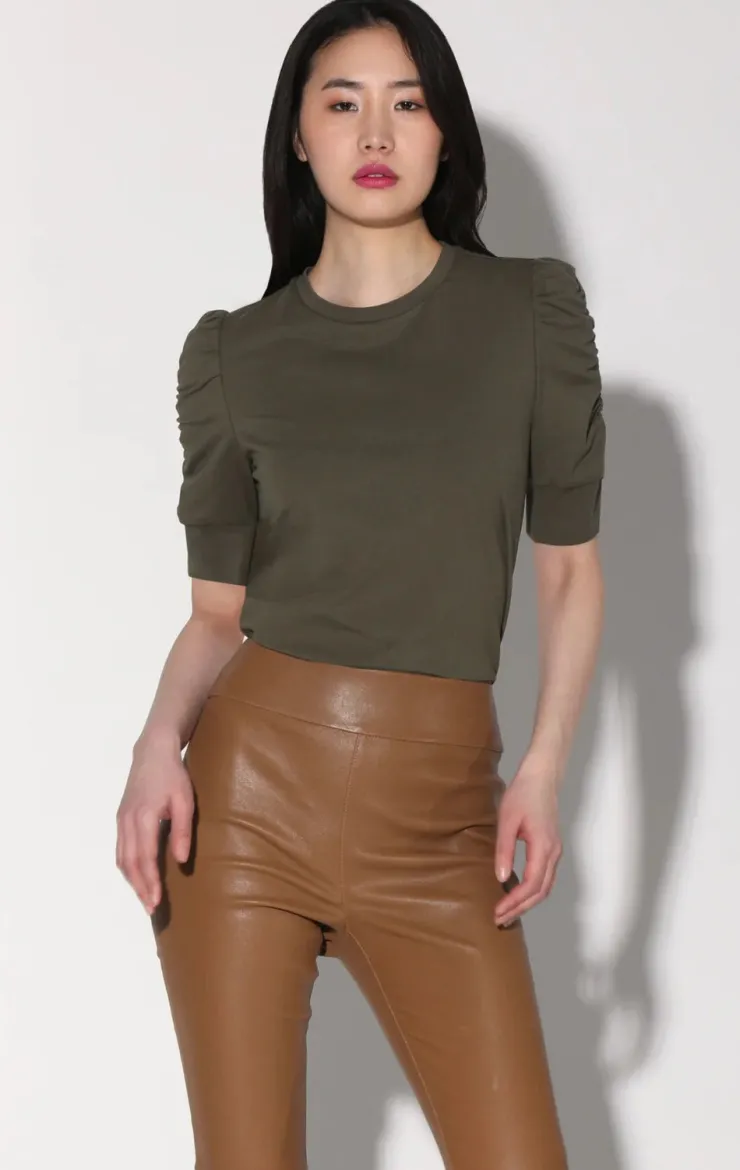 Discount Skippy Tee In Olive Basics And Tees