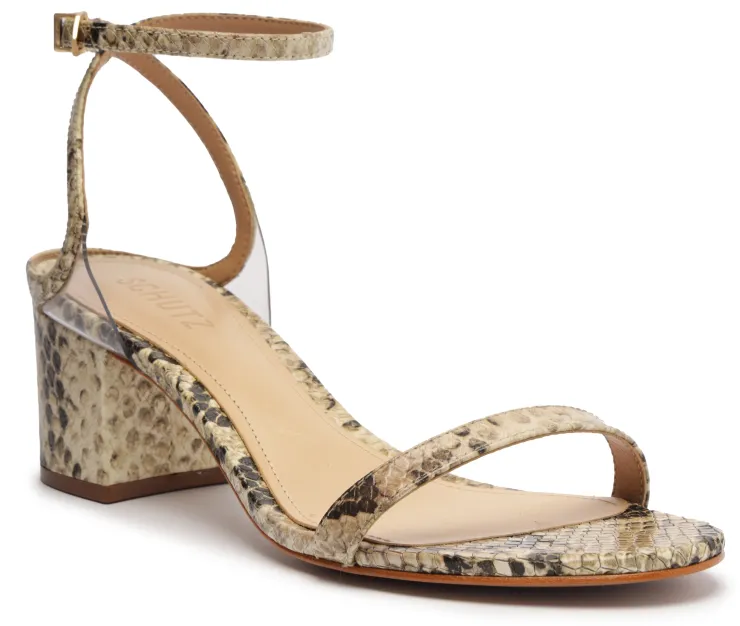 Online Skye Block Heel In Snake Special Occasion Dresses|Heels