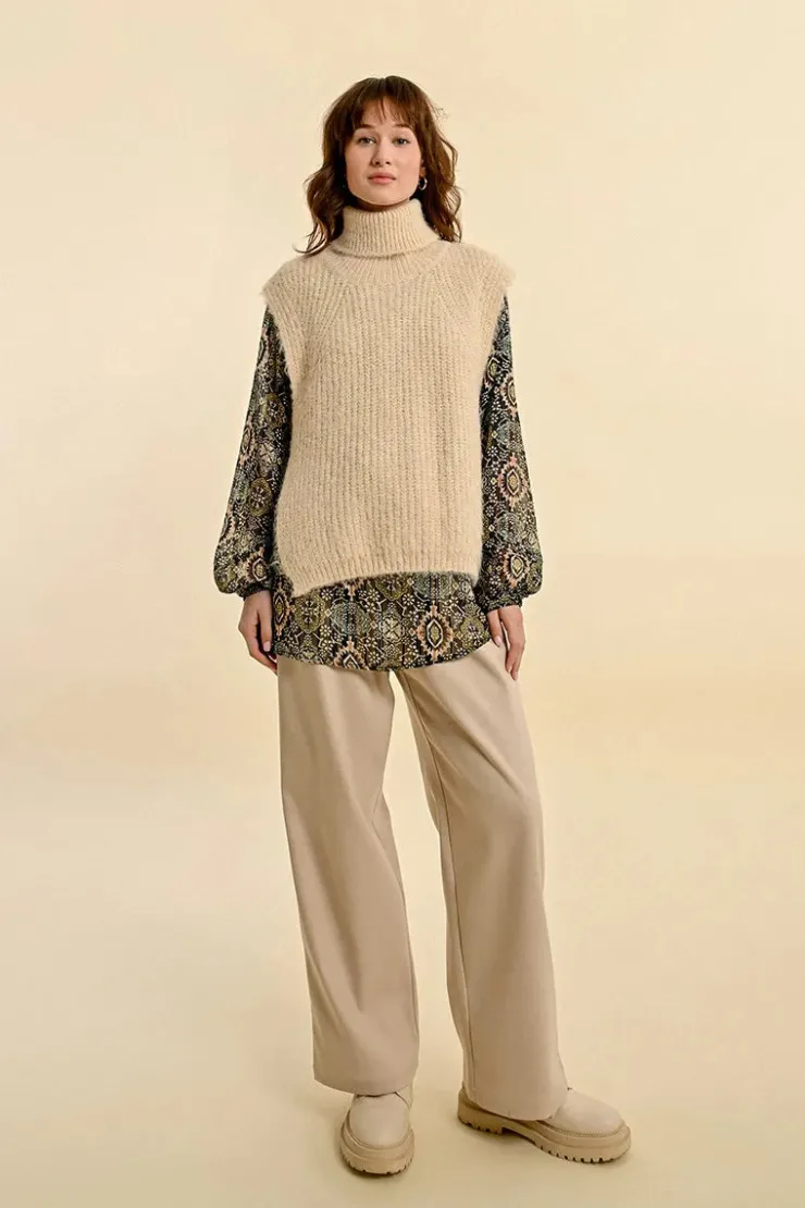Online Sleeveless Sweater In Sweaters