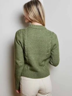 New Stef Sweater In Green Sweaters