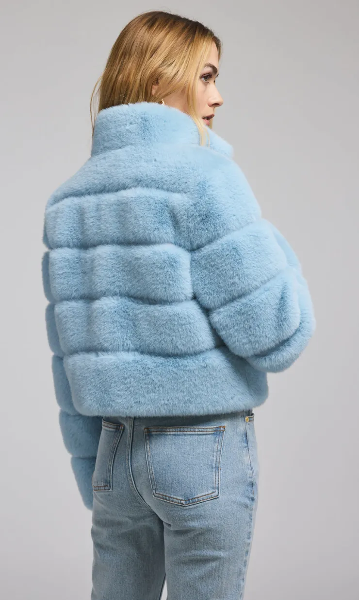 Fashion Tala Fur Bomber Jacket In All Outerwear