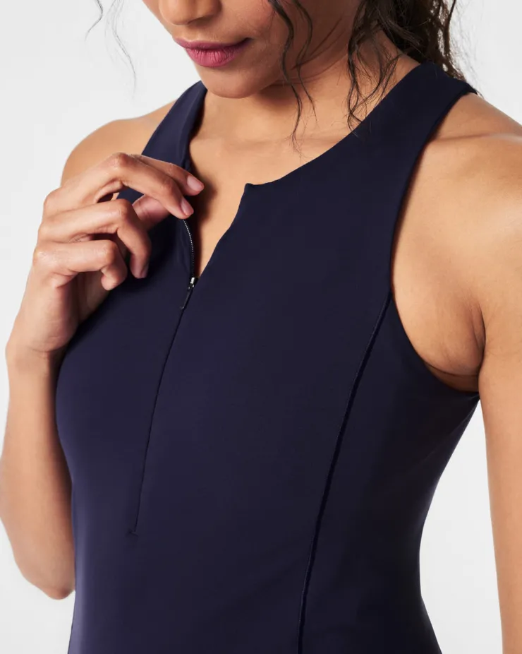 Sale The Get Moving Zip Front Dress In Shop All Athleisure