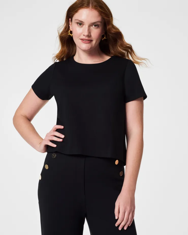 Hot The Perfect Pleated Back Top In Basics And Tees
