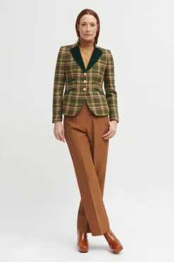 Best Vetones Blazer Jacket In Plaid All Outerwear