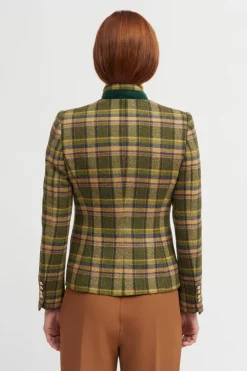 Best Vetones Blazer Jacket In Plaid All Outerwear