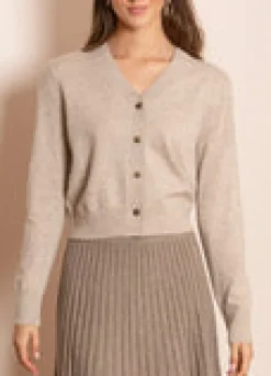 New V-Neck Cardigan In Basics And Tees|Sweaters