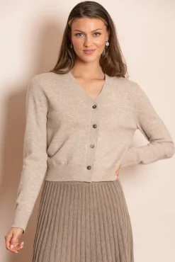 New V-Neck Cardigan In Basics And Tees|Sweaters