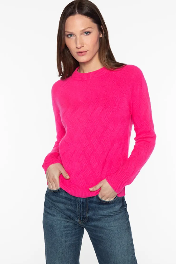 New Wandering Cable Crew Neck Sweater In Sweaters
