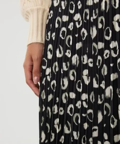 Fashion Wilderness Plisse Satin Skirt In Skirts