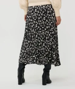 Fashion Wilderness Plisse Satin Skirt In Skirts